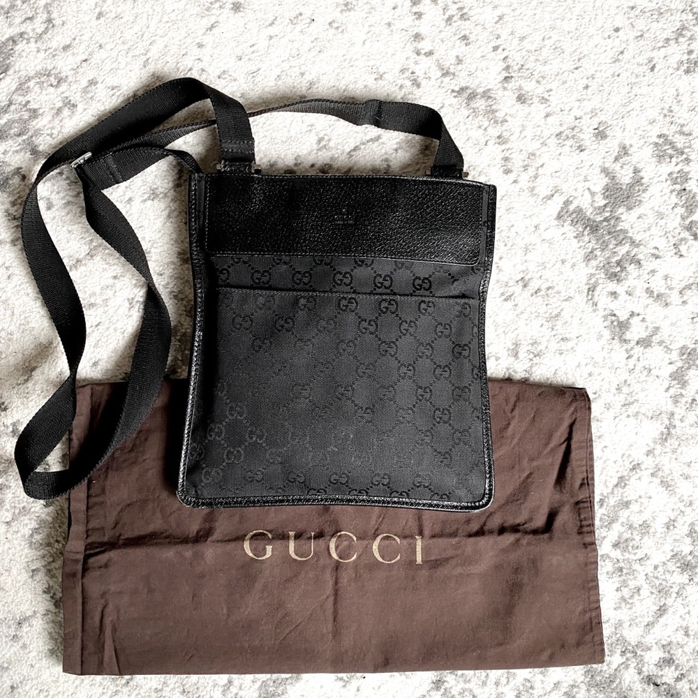 Gucci men’s women’s GG guccissima crossbody - Picture 8 of 8